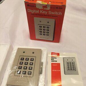 Safe House Alarm System Digital Key Switch Keypad Cat. 49-535 New Sealed
